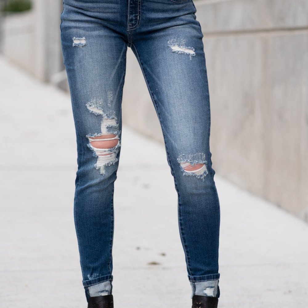 Mid Rise Skinny Jeans